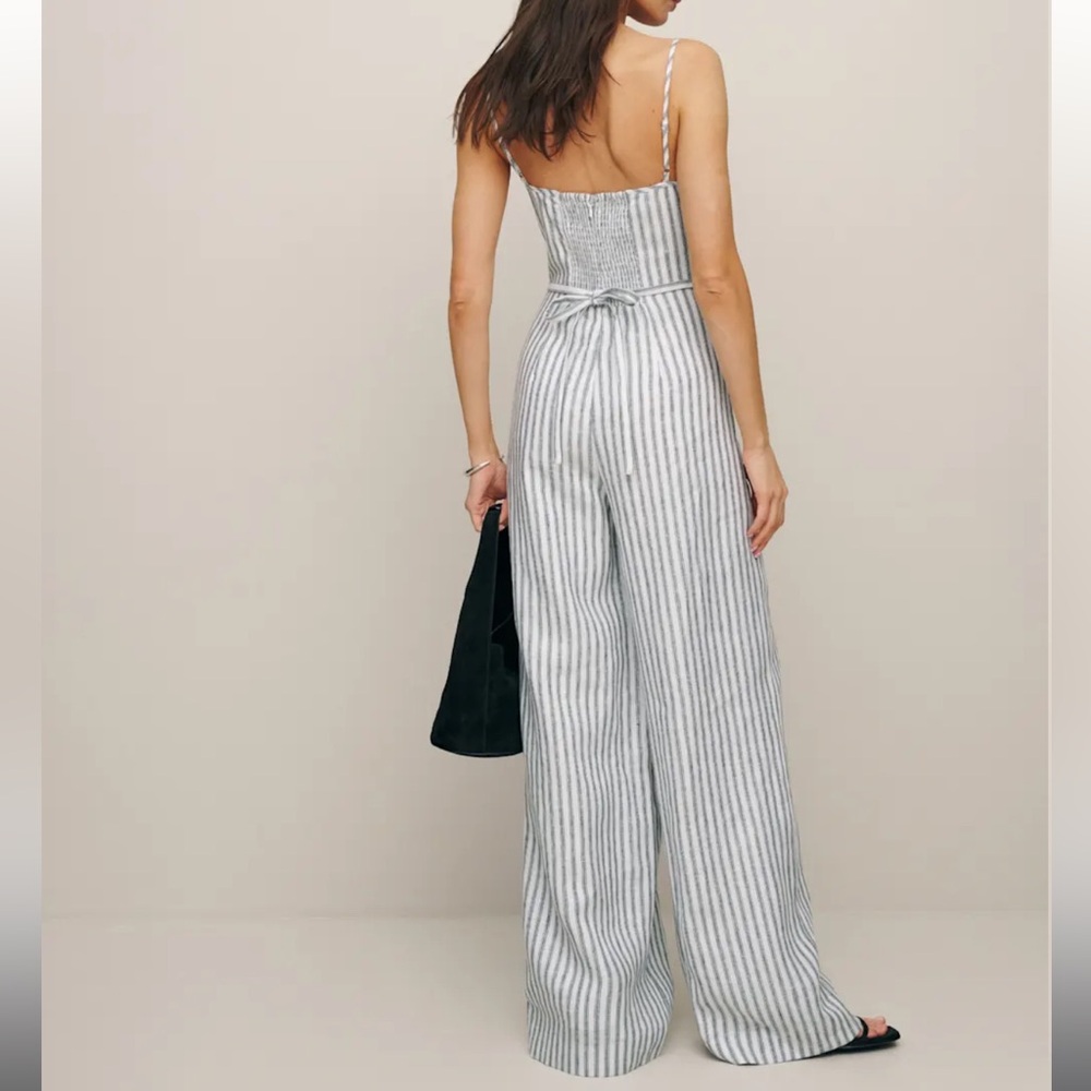 REFORMATION NEW CIARA LINEN JUMPSUIT - Picture 3 of 6